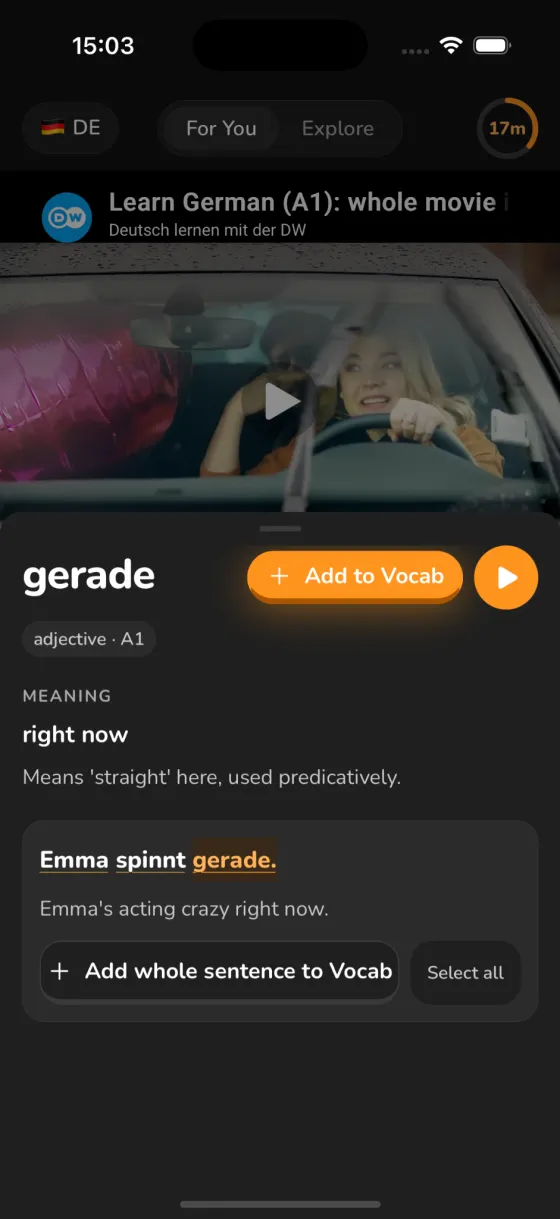 Tap a word to translate
